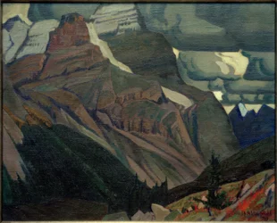 Dunkler Herbst, Rocky Mountains