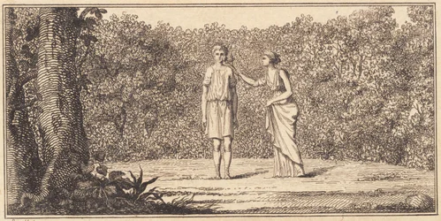 Die Philosophie gibt einem jungen Mann das Leben