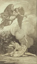 Illustration zu Ewalds "Adam und Eva". I