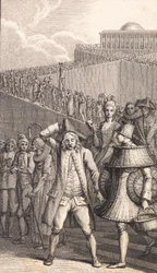 Illustration zu Johannes Ewald "Lykkens Tempel"