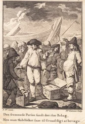 Peder Paars nach der Strandung auf Anholt