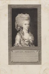 Porträt von Prinzessin Louisa Augusta
