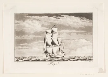 Suite von Schiffen. Fregatte