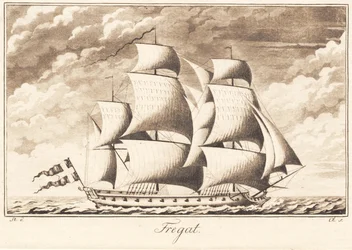 Suite von Schiffen. Fregatte