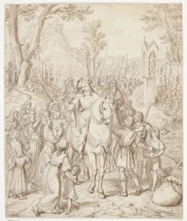 Waldemar der Große auf der Reise zum Treffen mit Fr. Barbarossa