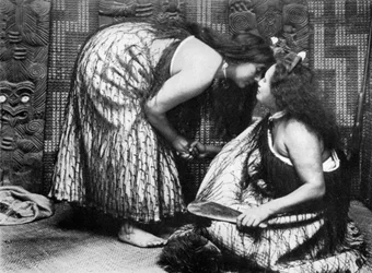 Hongi Maori Begrüßungen