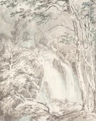 Ein Wasserfall, 1795-1796