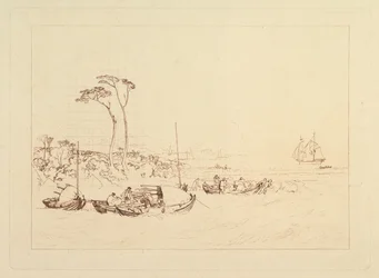 Inverary Castle und Stadt, Schottland Liber Studiorum, Teil XIII, 1816