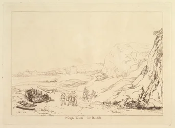 Martello-Türme bei Bexhill, Sussex Liber Studiorum, Teil VII, Platte 34