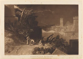 Die zehnte Plage Ägyptens, veröffentlicht 1816