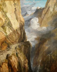 Der Pass von Sankt Gotthard, Schweiz, 1803-04
