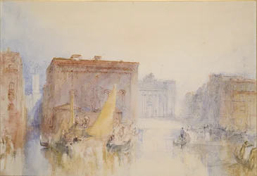 Venedig: Die Accademia, 1840