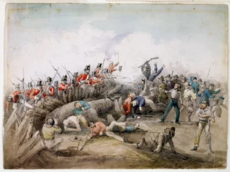 Eureka Stockade Aufstand, Ballarat, Australien, 1854