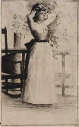 Porträt von Miss Hoe
