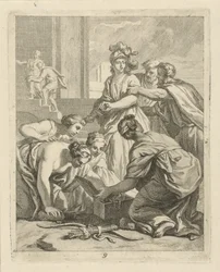 Achilles und die Töchter des Lykomedes
