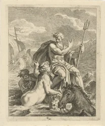 Meereslandschaft mit Thetis und Neptun