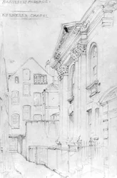 Ebenezer-Kapelle, Bartletts Passage, ca. 1890 (Zeichnung)