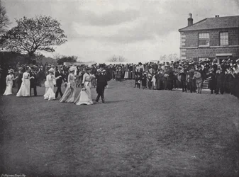 Helston Flora Day, der Furry-Tanz