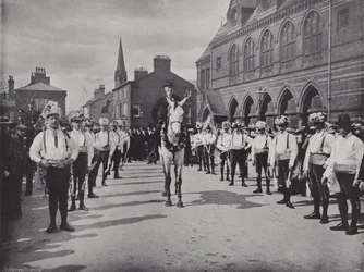 Knutsford Maifest, die Morris-Tänzer