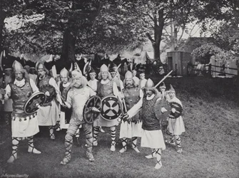Das Sherborne-Festspiel, Angriff der Dänen