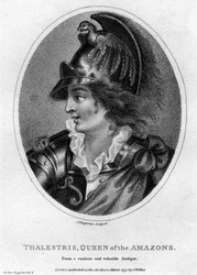 Thalestris, mythische Königin der Amazonen, 1797.