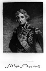 Horatio Nelson, 1. Viscount Nelson, englischer Marinekommandant, 19. Jahrhundert