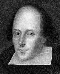 William Shakespeare, englischer Dichter und Dramatiker