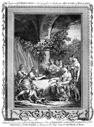 Edward, der Schwarze Prinz, berichtet über die Schlacht von Poitiers, 19. Jahrhundert