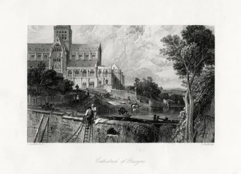 Glasgow Cathedral, Schottland, 19. Jahrhundert