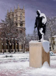 Sir Winston im Schnee, 2000
