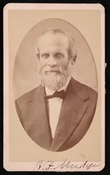 Porträt von Benjamin Franklin Mudge 1817-1879, Juli 1873