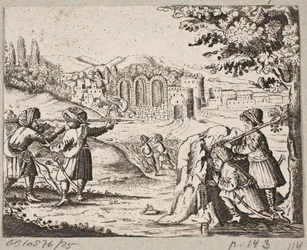 Illustration zu Adam Olearius, „Persianischer Rosenthal von einem sinnreichen Poeten Schich Saadi […]“, Schleswig 1660