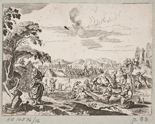 Illustration zu Adam Olearius, „Persianischer Rosenthal von einem Sinnreichen Poeten Schich Saadi […]“, Schleswig 1660