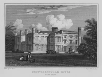 Shottesbrooke House, Berkshire (Gravur)