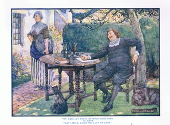 Mein Dienstmädchen (Meine Prue), durch Glück gesandt, aus Englische Literatur, veröffentlicht von T C & EC Jack, ca. 1920