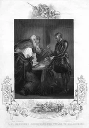 Earl Warenne rechtfertigt den Titel seiner Besitztümer