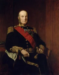 Porträt von Admiral Arthur Hood