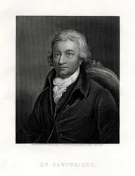 Edmund Cartwright, 1743-1823, britischer Geistlicher und Erfinder des mechanischen Webstuhls
