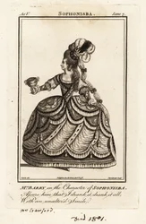 Mrs. Ann Barry in der Rolle der Sophonisba in James Thomsons Sophonisba