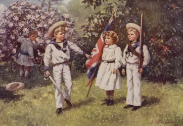 Prinz Edward drillt seinen Bruder und seine Schwester