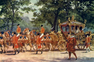 Die Krönungskutsche, Krönungsprozession von König Edward VII.