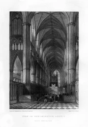 Westminster Abbey vom Altar aus, London, 19. Jahrhundert