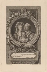 Ludwig XVI., Marie-Antoinette und Louis-Charles, 1793