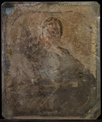 Porträt einer Frau mit Matronenhaube