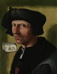 Porträt von Jacob Cornelisz van Oostsanen, um 1533
