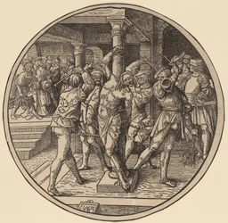 Die Geißelung Christi und Christus vor Pilatus