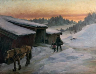 Von einem Bauernhof in der Nähe von Lysaker