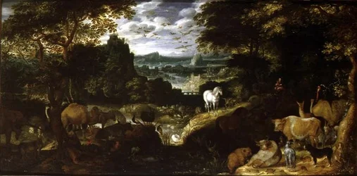 Orpheus bezaubert die Tiere, 1601