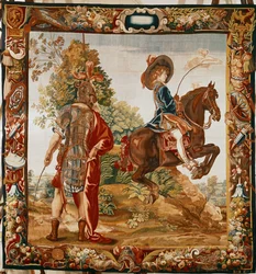 Reitstunde für den jungen König Ludwig XIV: Kapriole
