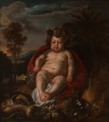 Bacchus als Kind
